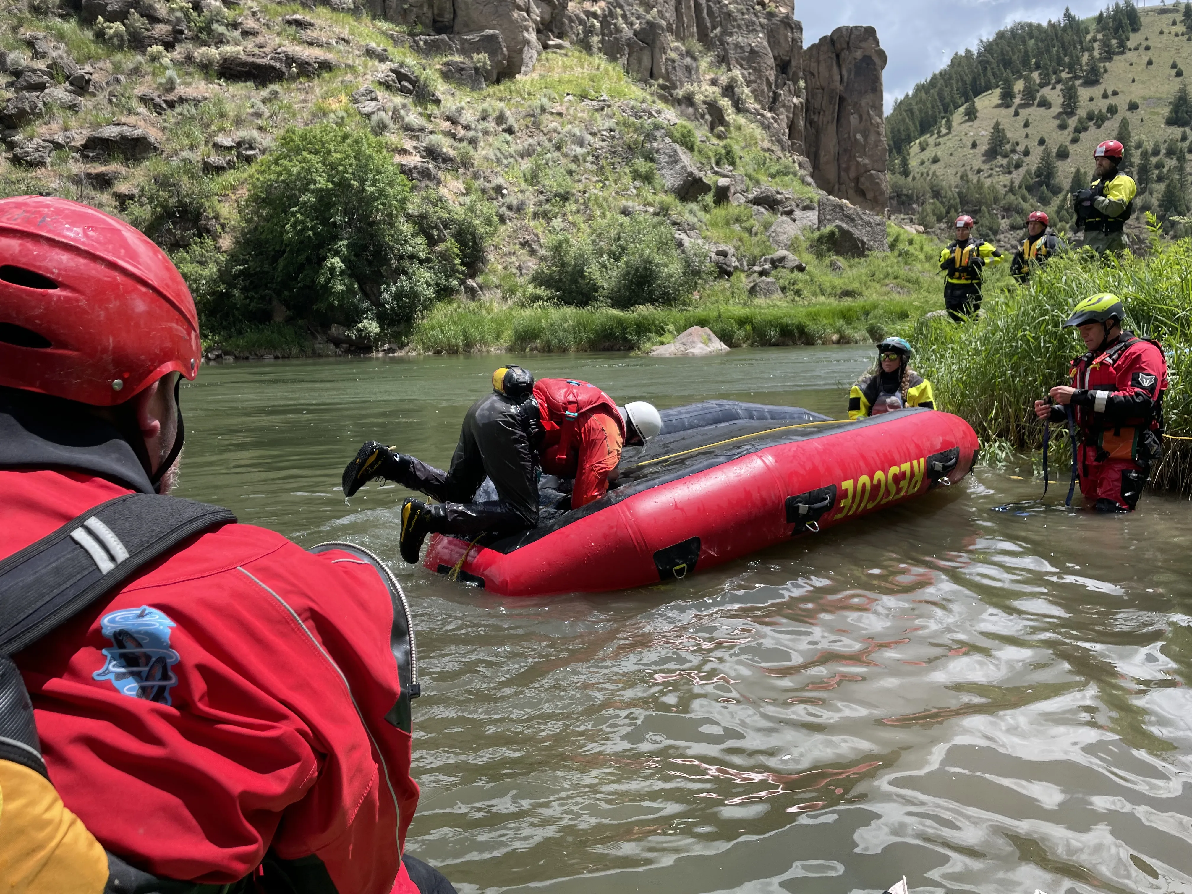 A competitive grant allowed 14 Search & Rescue members to participate and certify as Swiftwater Rescue Technicians.