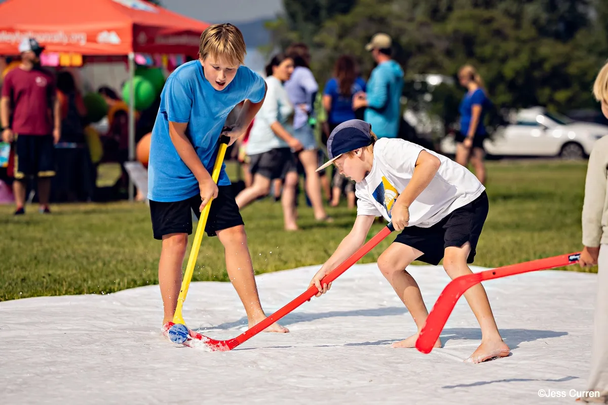 Tin Cup Challenge giving event in Teton Valley